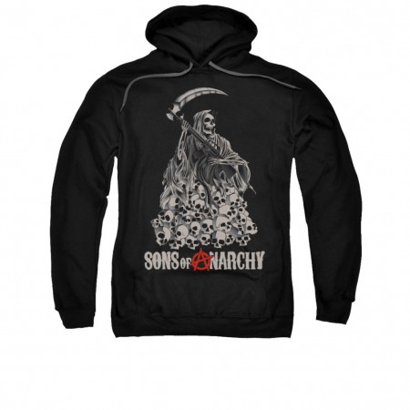 Sons Of Anarchy Pile Of Skulls Black Pullover Hoodie