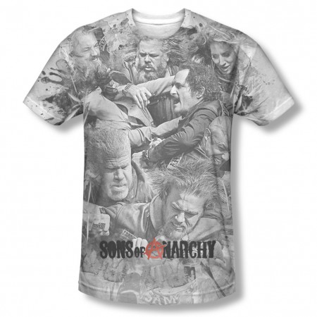 Sons Of Anarchy Brawl Sublimation T-Shirt