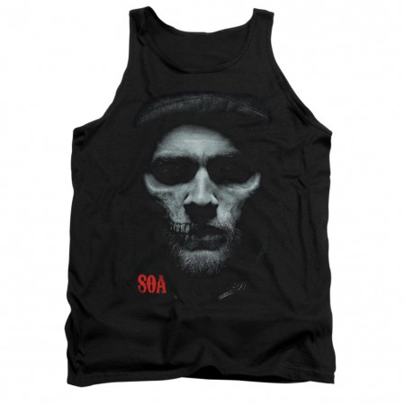 Sons Of Anarchy Skull Face Black Tank Top