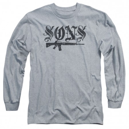 Sons Of Anarchy Sons Gun Long Sleeve Tshirt
