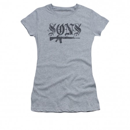 Sons Of Anarchy Worn Son Gray Juniors T-Shirt