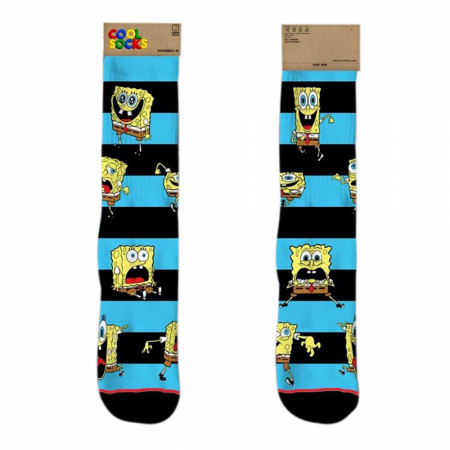 Spongebob Squarepants Striped Crew Socks