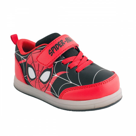 Spider-Man Face Symbol Kids Motion Light Up Shoes
