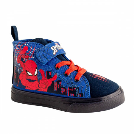Spider-Man Swinging Kids Lighted Canvas Shoes