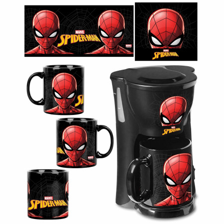 Marvel's Spider-Man Single Cup Coffee Maker with Mug
