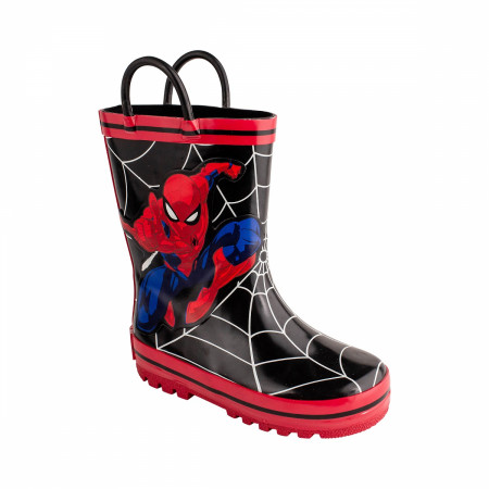 Spider-Man Web Jump Kids Rain Boots