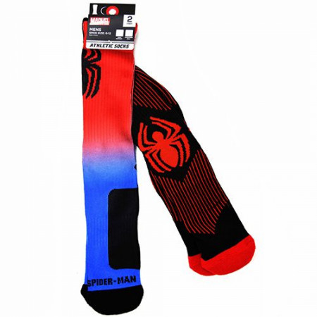 Spider-Man Classic Symbol Athletic 2-Pack Socks