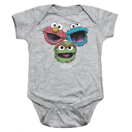 Sesame Street Elmo Cookie Oscar Onesie