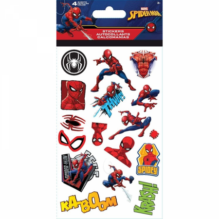 Spider-Man Comic Images and Sound Effects Sticker Pack