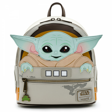 Star Wars The Mandalorian The Child Cradle Mini Backpack by Loungefly