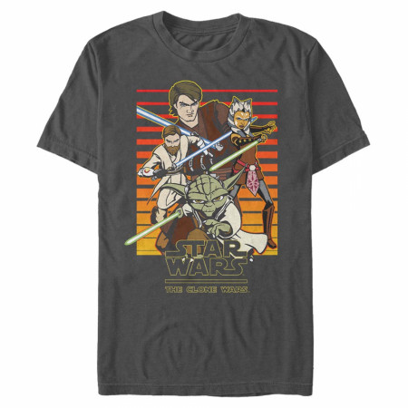 Star Wars Clone Wars Title T-Shirt