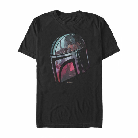 The Mandalorian Helmet Reflection T-Shirt