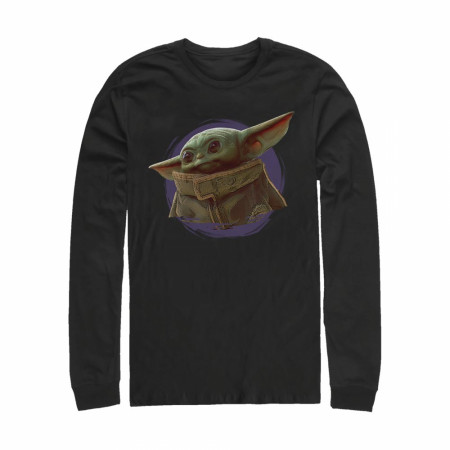 Star Wars The Mandalorian The Child Circle Halo Long Sleeve Shirt