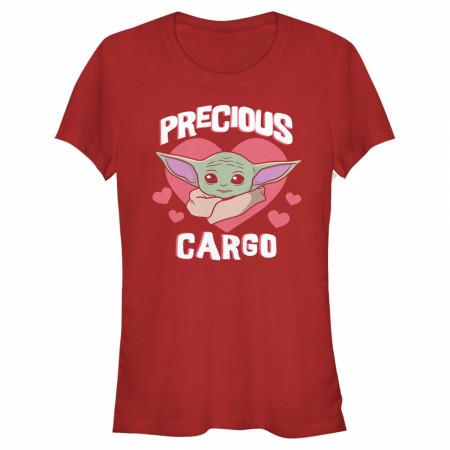 The Mandalorian Precious Cargo Grogu Valentines Women's T-Shirt