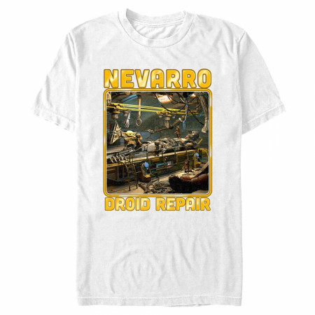 Star Wars The Mandalorian Nevarro Droid Repair T-Shirt