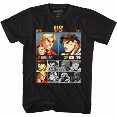 Street Fighter Ken Vs Ryu T-Shirt