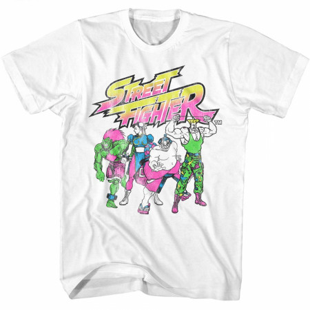 Street Fighter Neon Warriors T-Shirt