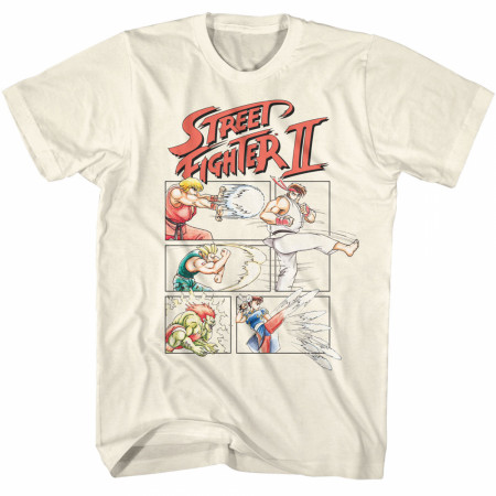 Street Fighter II Comic T-Shirt