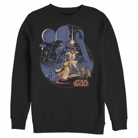 Star Wars Stellar Vintage Black Sweatshirt