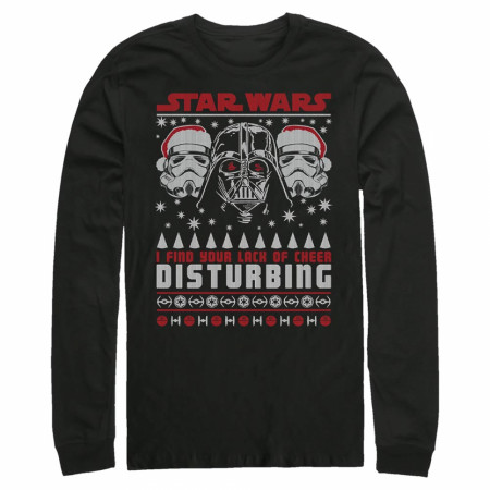 Star Wars I Find Your Lack of Cheer Disturbing Long Sleeve T-Shirt