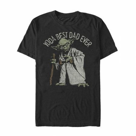 Star Wars Yoda Best Dad Ever T-Shirt