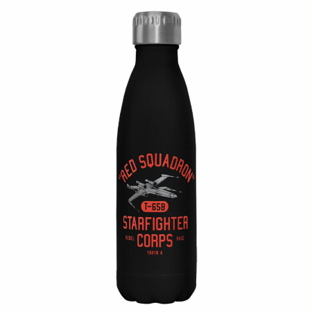 Star Wars Red Squadron Starfighter Corps 17oz Steel Water Bottle