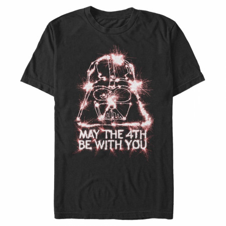 Star Wars May the 4th Be With You Darth Vader Fireworks T-Shirt