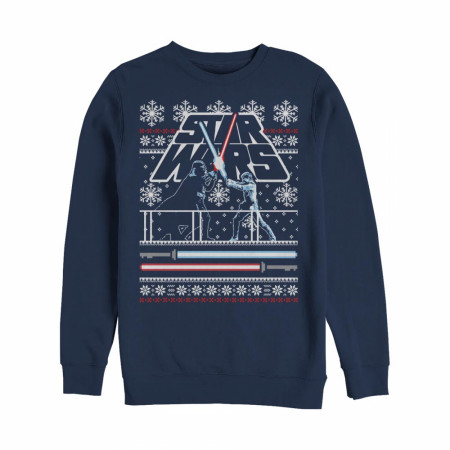 Star Wars Father and Son Memories Ugly Christmas Sweatshirt