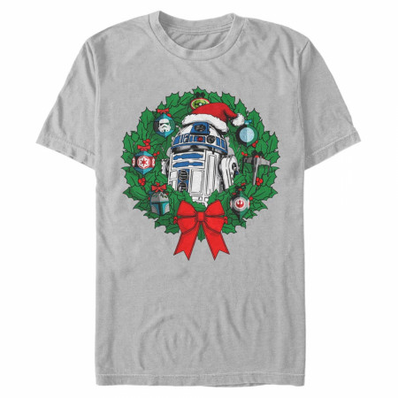 Star Wars R2-D2 in a Ornament Wreath T-Shirt