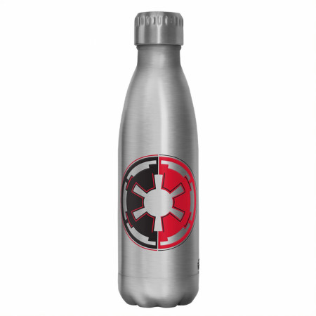 Star Wars Split Color Imperial Crest 17oz Steel Water Bottle