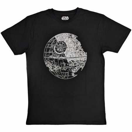 Star Wars Death Star Hard Contrast T-Shirt