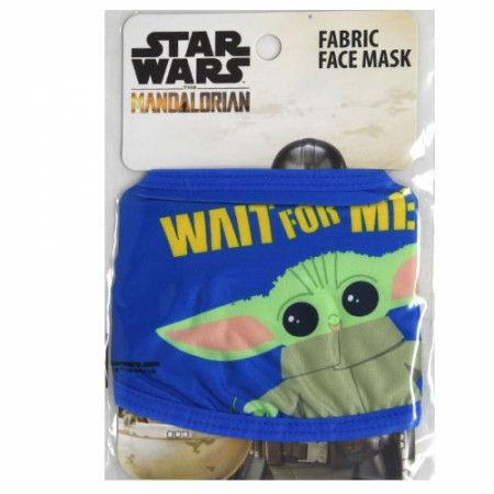 Star Wars The Mandalorian The Child Youth Sized Fabric Face Mask