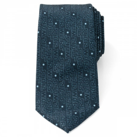 Star Wars Logo Pattern Men's Tie