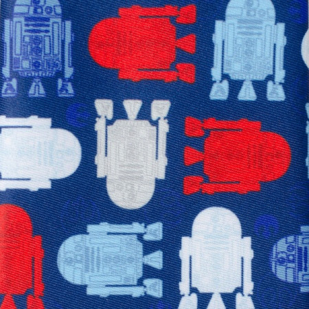 Star Wars R2-D2 Red White and Blue Men's Tie