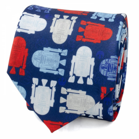 Star Wars R2-D2 Red White and Blue Men's Tie