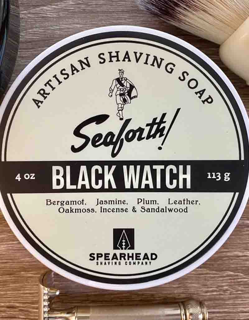 Product image 1 for Seaforth Shaving Soap, Black Watch by Spearhead Shaving