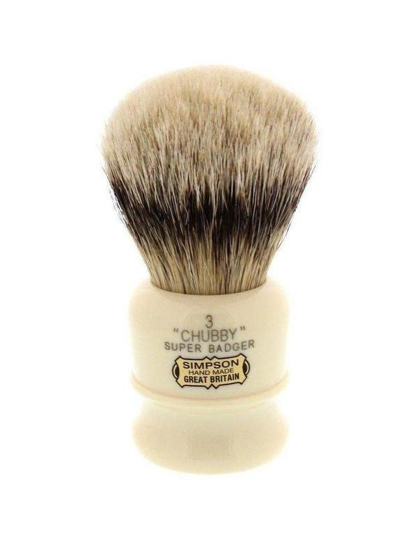 Product image 1 for Simpson Chubby 3 Super Badger Shaving Brush CH3S