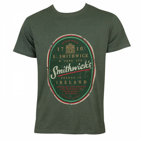 Smithwicks Men's Green Distressed T-Shirt