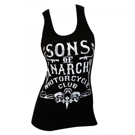 Sons Of Anarchy Women's Black Motorcycle Club Tank Top
