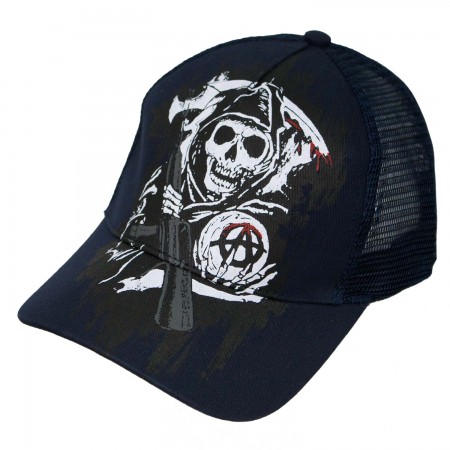 Sons Of Anarchy Fear The Reaper Snapback Mesh Hat