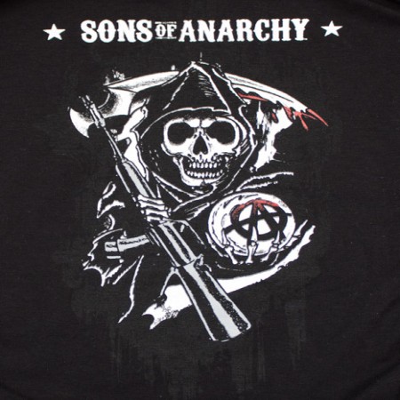 Sons Of Anarchy Reaper Black Juniors Tube Top