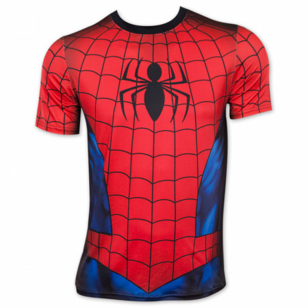 Spider-Man Sublimated Men's Costume T-Shirt