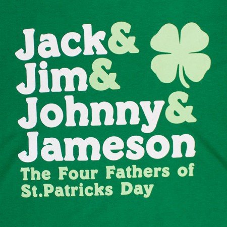 The Four Fathers of St. Patrick's Day Men's Green T-Shirt