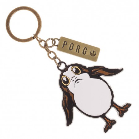 Star Wars Episode 8 Porg Metal Keychain