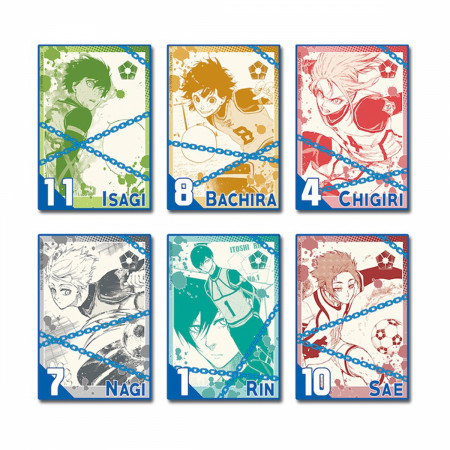 Blue Lock Character Colorful Sticker Set 5"X7"