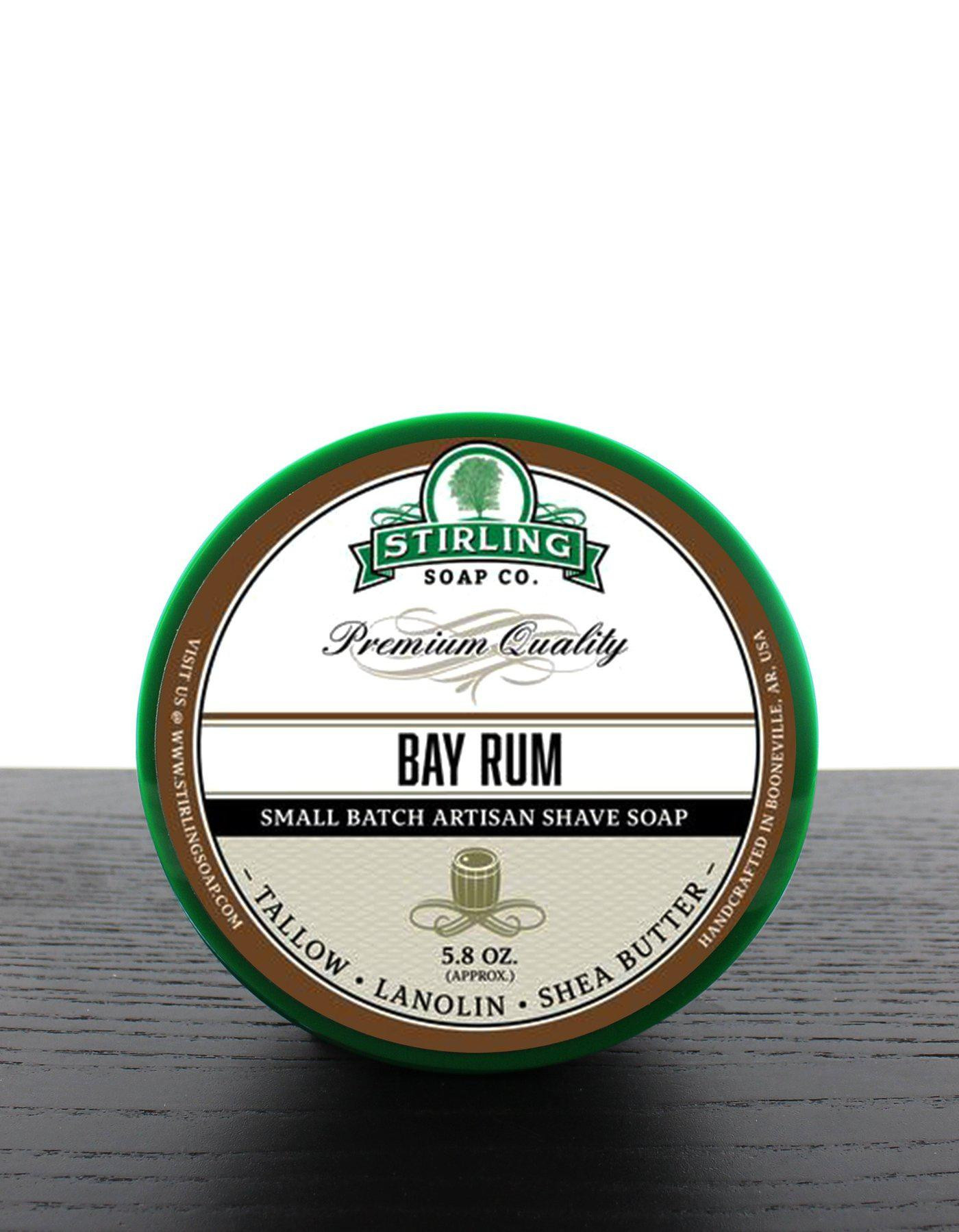 Product image 3 for Stirling Soap Company Shave Soap, Bay Rum