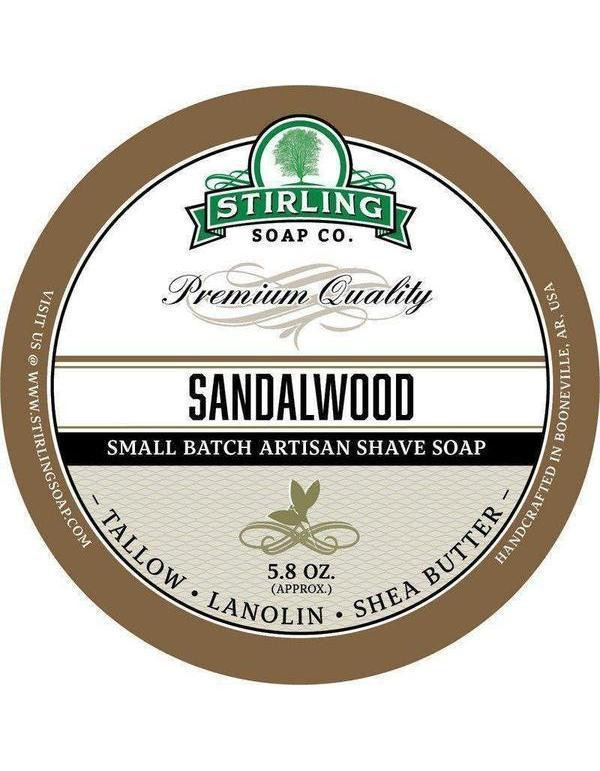 Product image 1 for Stirling Soap Company Shave Soap, Sandalwood