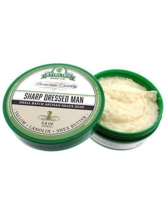 Product image 1 for Stirling Soap Company Shave Soap, Sharp Dressed Man