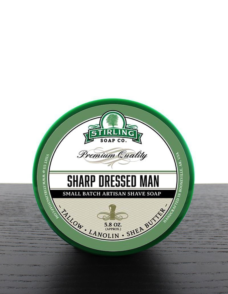 Stirling Soap Company Shave Soap, Sharp Dressed Man