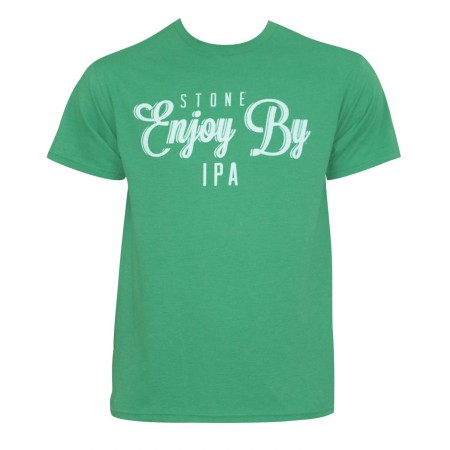 Stone Men's Green Enjoy By IPA T-Shirt